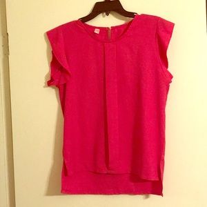 Pink casual top
